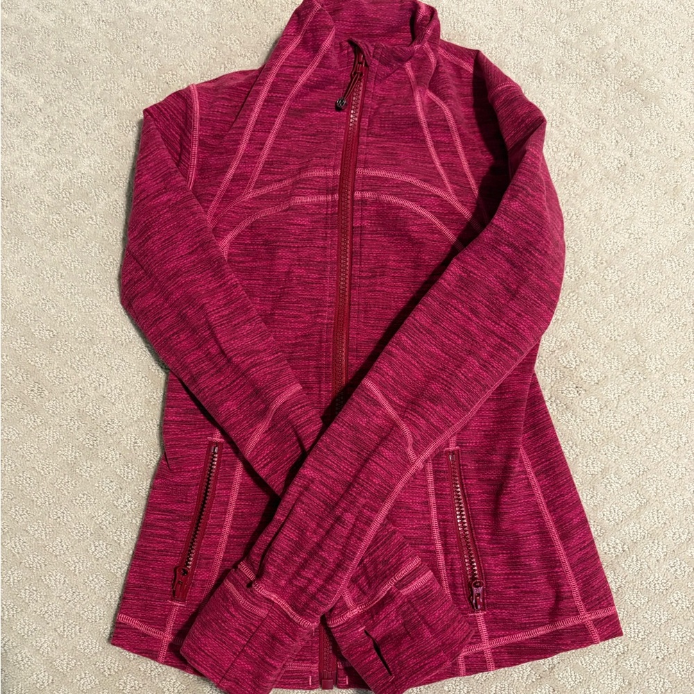Dark pink Define Jacket